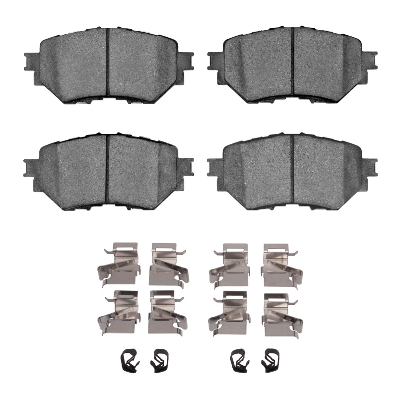 Mazda 3 Ceramic Brake Pads - Front - R1 Concepts - R1 Ceramic Pads & Hardware Kit - `14-`18